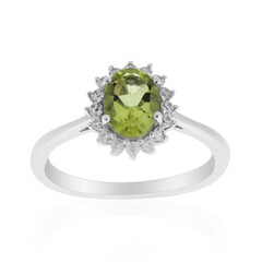 Ouro Verde-Quarz-Silberring