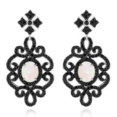Edelstein-Silberohrringe (Dallas Prince Designs)