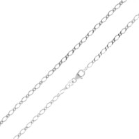 Silber-Figarokette - 4,05 g - 45 cm