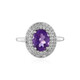 Marokkanischer Amethyst-Silberring