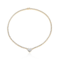 I3 (I) Diamant-Messingcollier (Juwelo Style)
