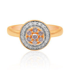 Pinkfarbener I3 Argyle-Brillant-Goldring (Mark Tremonti)