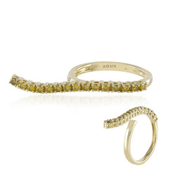 Gelber I2 Brillant-Goldring (de Melo)