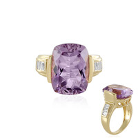 Lavendel-Amethyst-Silberring