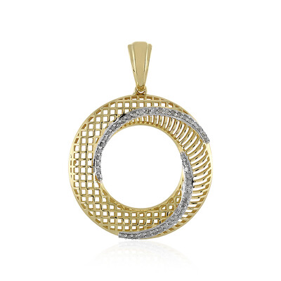I4 (J) Diamant-Goldanhänger (Ornaments by de Melo)