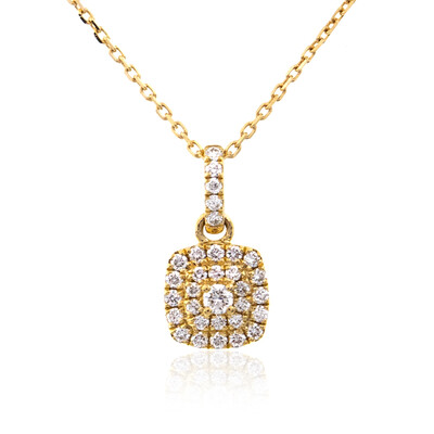 Lupenreiner (F) Brillant-Goldhalskette (LUCENT DIAMONDS)