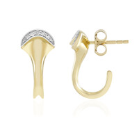 I2 (H) Diamant-Goldohrringe