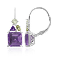 Amethyst-Silberohrringe