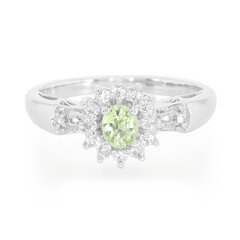Chrysoberyll-Silberring