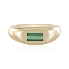 Grüner Benedito-Turmalin-Goldring (Adela Gold)