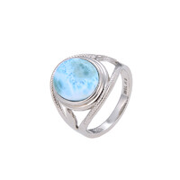 Larimar-Silberring