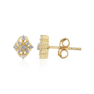 I2 (I) Diamant-Silberohrringe