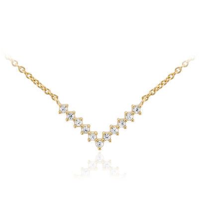 Zirkon-Silbercollier