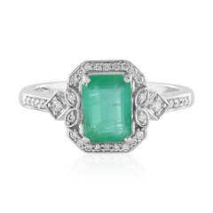 Brasilianischer Smaragd-Goldring (AMAYANI)