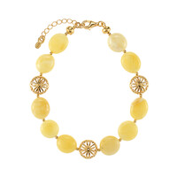 Baltischer Milky-Bernstein-Silberarmband