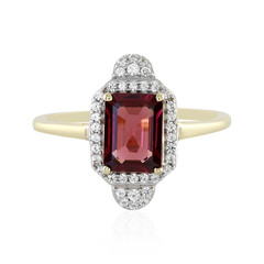 Rhodolith-Goldring (Adela Gold)