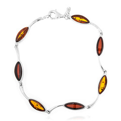 Baltischer Bernstein-Silberarmband