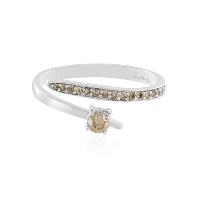 I2 Champagner-Diamant-Goldring (de Melo)