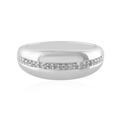 I4 (J) Diamant-Silberring