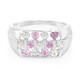 Pinkfarbener Ceylon-Saphir-Silberring