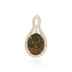 Andamooka-Matrix-Opal-Goldanhänger (AMAYANI)