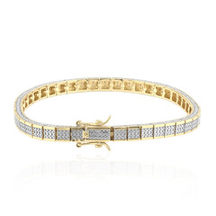 I3 (I) Diamant-Silberarmband