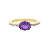 Sibirischer Amethyst-Silberring