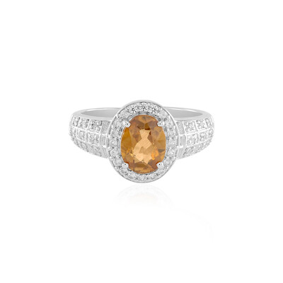 Mandarin-Zirkon-Silberring
