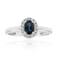 Blauer Ceylon-Saphir-Goldring