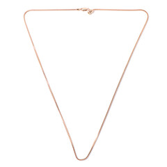 Silber-Franco-Kette - 7,82 g - 61 cm - rosévergoldet