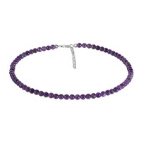 Amethyst-Silberhalskette