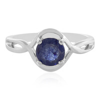 Blauer Madagaskar-Saphir-Silberring