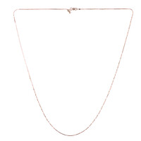 Silber-Veneziakette - 61 cm - 2,76 g - rosévergoldet