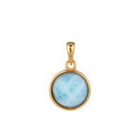 Larimar-Silberanhänger