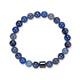 Blauer Quarz-Armband