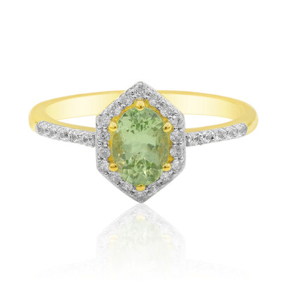 Kenianischer Tsavorit-Goldring (Adela Gold)