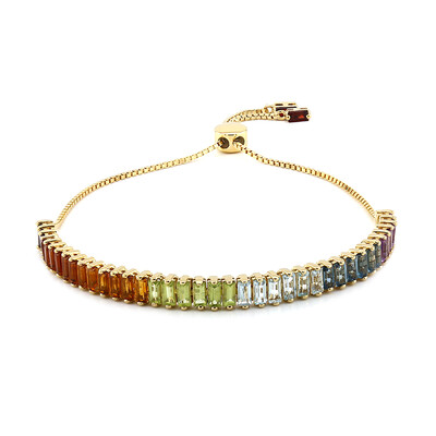 Edelstein-Silberarmband
