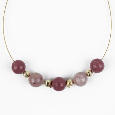 Rhodonit-Collier