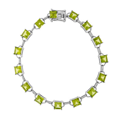 Arizona-Peridot-Silberarmband