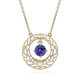 AAA-Tansanit-Goldcollier (Ornaments by de Melo)