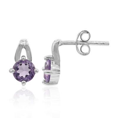 Amethyst-Silberohrringe