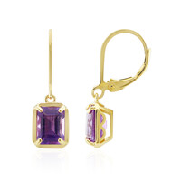 Amethyst-Silberohrringe