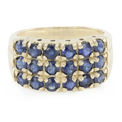 Burmesischer Saphir-Goldring