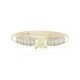 Gelber SI1 Diamant-Goldring (de Melo)
