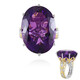 Sambia-Amethyst-Silberring (Gems en Vogue)