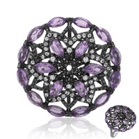 Amethyst-Silberring