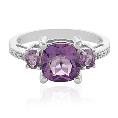 Lavendel-Amethyst-Silberring