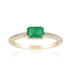 Sambia-Smaragd-Goldring