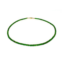 Russischer Diopsid-Goldhalskette (Adela Gold)