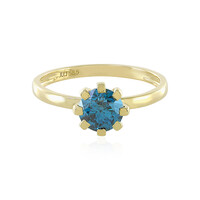 Blauer I2 Brillant-Goldring